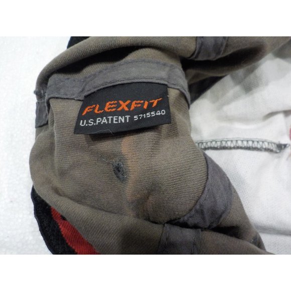 Volcom Stone Flex Fit Embroidered Khaki Green Factory Dinge Sample Hat Ball Cap - Picture 9 of 10